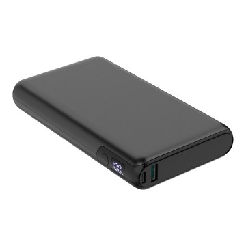 Power bank med LED display Power Delivery 30000 mAh/100W/3,7V svart