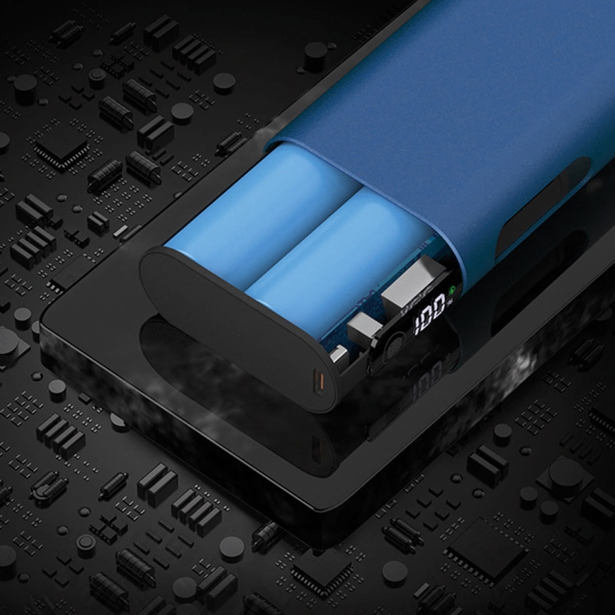 Power bank Power Delivery 10000 mAh/22,5W/3,7V blå