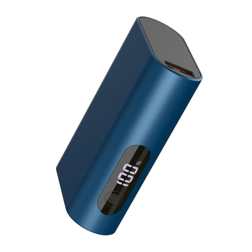 Power bank Power Delivery 10000 mAh/22,5W/3,7V blå