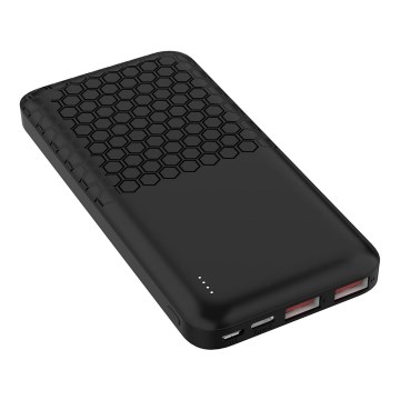 Power bank Power Delivery 10000 mAh/22,5W/3,7V svart