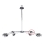 Prezent 14009 - Reservglas till taklampa BLACK JACK G9 blank krom