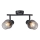 Prezent 14101 - Spotlight OASIS 2xE27/60W/230V svart/rökig