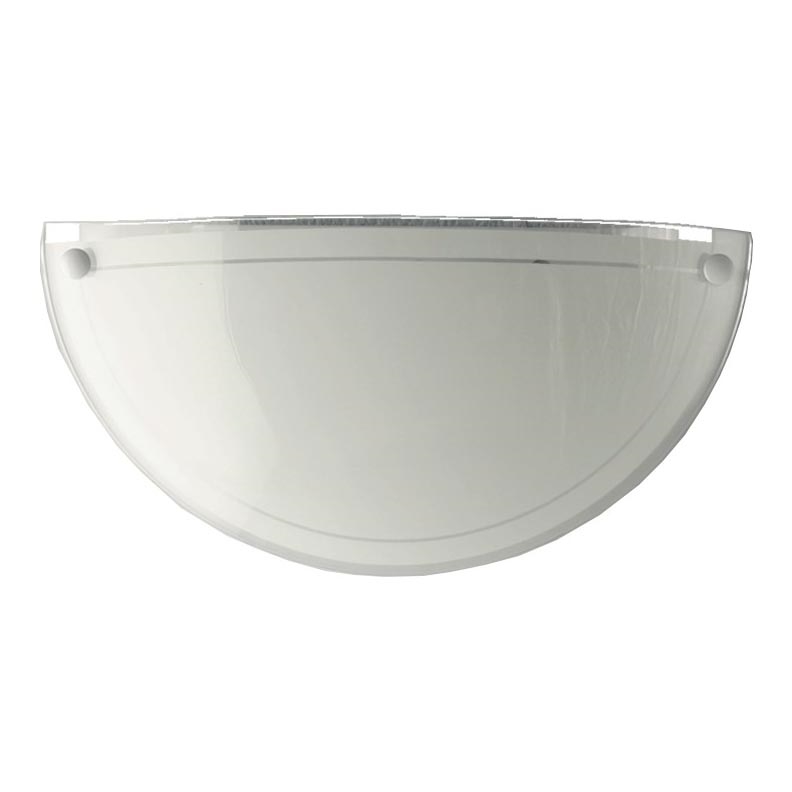 Prezent 1421 NS - Ersättningsglas för vägglampa DISC E27 12,5x25 cm vit