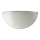 Prezent 1421 NS - Ersättningsglas för vägglampa DISC E27 12,5x25 cm vit