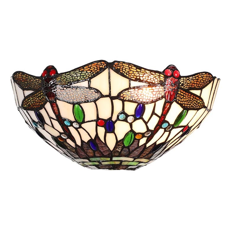 Prezent 1711 - Vägglampa TIFFANY 1xE27/60W/230V