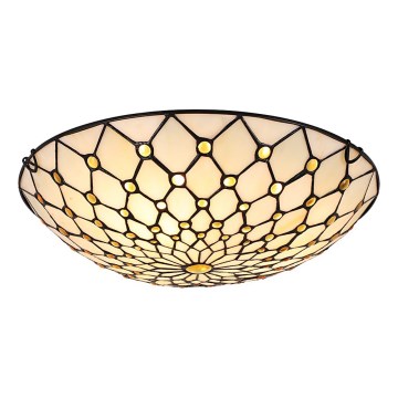 Prezent 1713 - Taklampa TIFFANY 3xE27/40W/230V