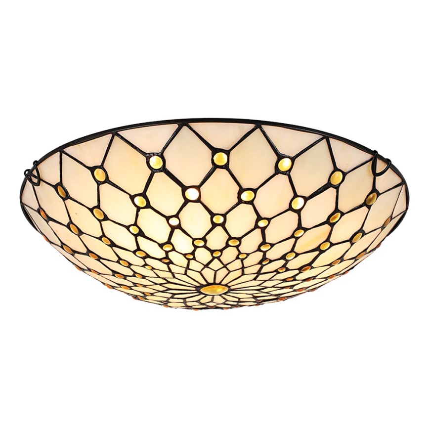 Prezent 1713 - Taklampa TIFFANY 3xE27/40W/230V