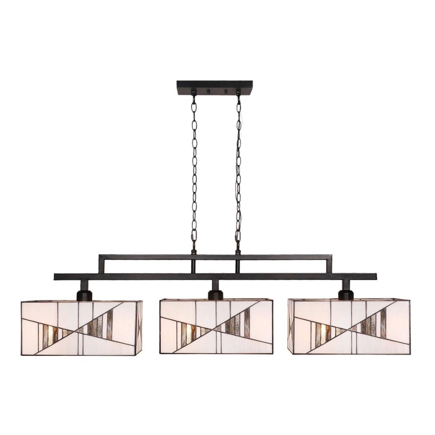 Prezent 216 - Ljuskrona på kedja TIFFANY 3xE27/60W/230V