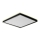 Prezent 27311 - LED taklampa för badrum CORDIA SQ LED/12W/230V 3000/6000K IP54 svart