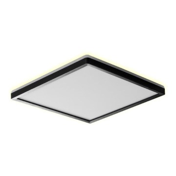 Prezent 27315 - LED taklampa för badrum CORDIA SQ LED/24W/230V 3000/6000K IP54 svart
