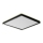 Prezent 27315 - LED taklampa för badrum CORDIA SQ LED/24W/230V 3000/6000K IP54 svart