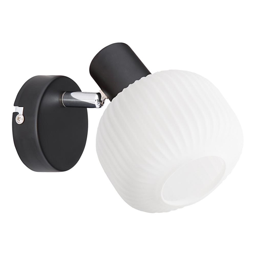 Prezent 27519 - Väggspotlight ARYA 1xE14/40W/230V svart/vit