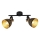 Prezent 27523 - Spotlight MESCALA 2xE14/40W/230V svart/gummiträd
