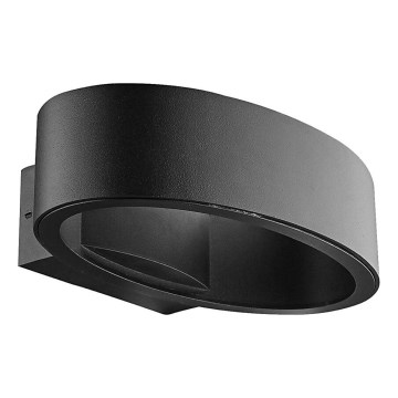 Prezent 31312 - LED vägglampa för utomhusbruk REBUS LED/5W/230V IP44 svart