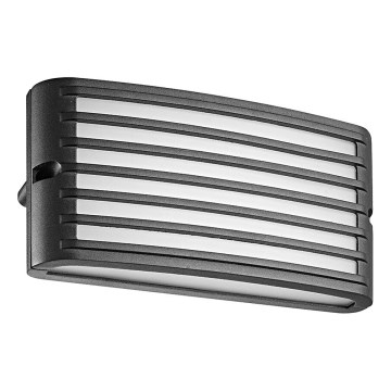 Prezent 31317 - LED vägglampa för utomhusbruk PLUTO LED/9W/230V IP54 svart