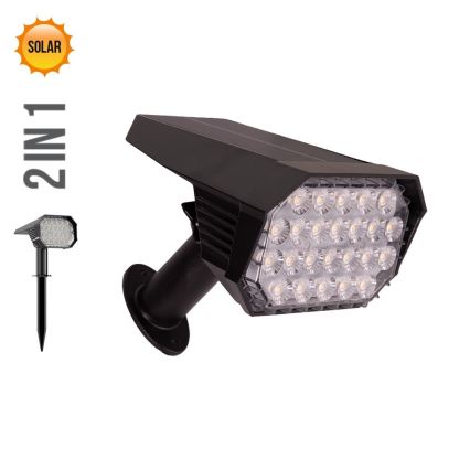 Prezent 65285 - LED Solcellsbelysning 2i1 FOLD LED/4,8W/3,7V IP65 1200 mAh