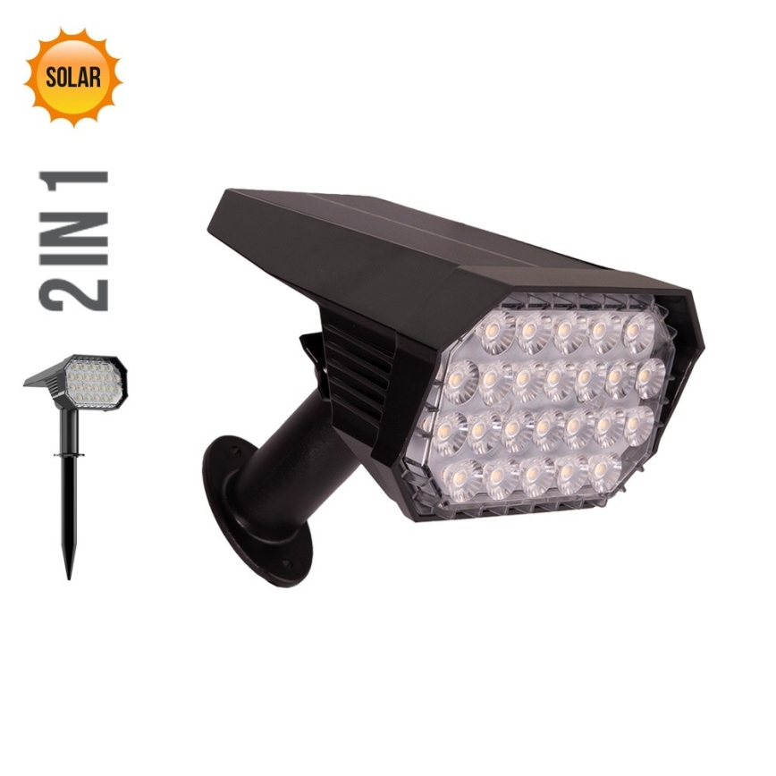 Prezent 65285 - LED Solcellsbelysning 2i1 FOLD LED/4,8W/3,7V IP65 1200 mAh