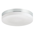 Prezent 67110 - Taklampa för badrum PILLS 1xE27/60W/230V IP44 blank krom