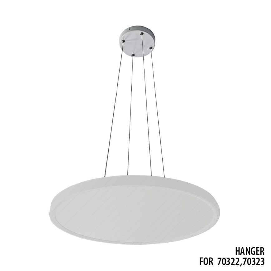 Prezent 70333 - Strömkabel med 4 strängar TRIMO 15x100 cm vit