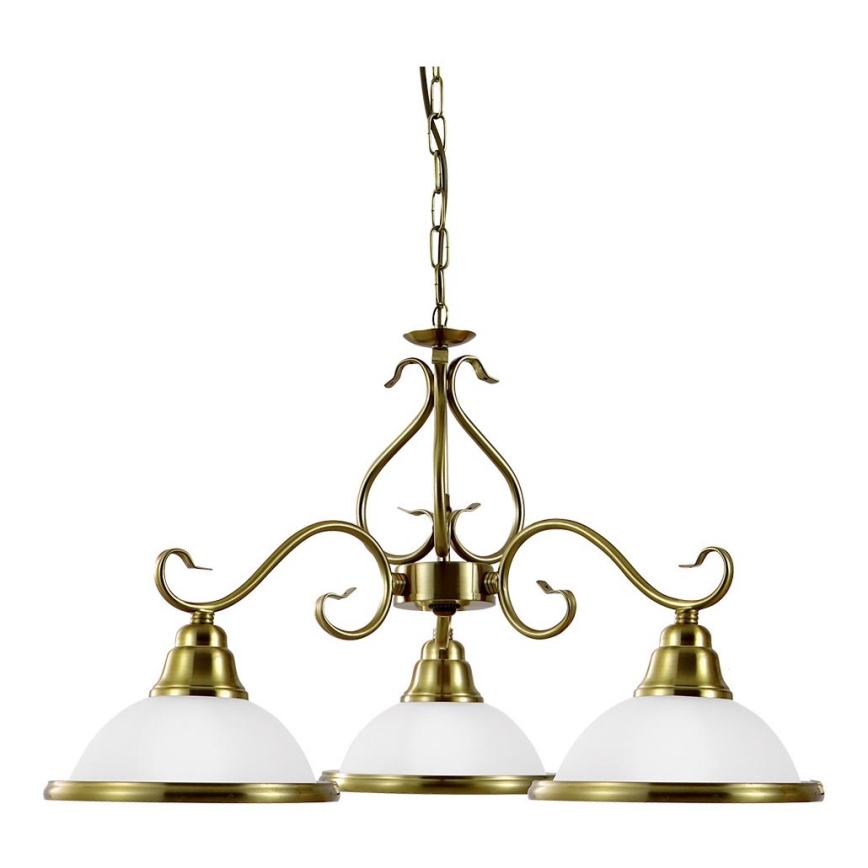 Prezent 75361 - Ljuskrona på kedja VIOLA 3xE14/40W/230V guld