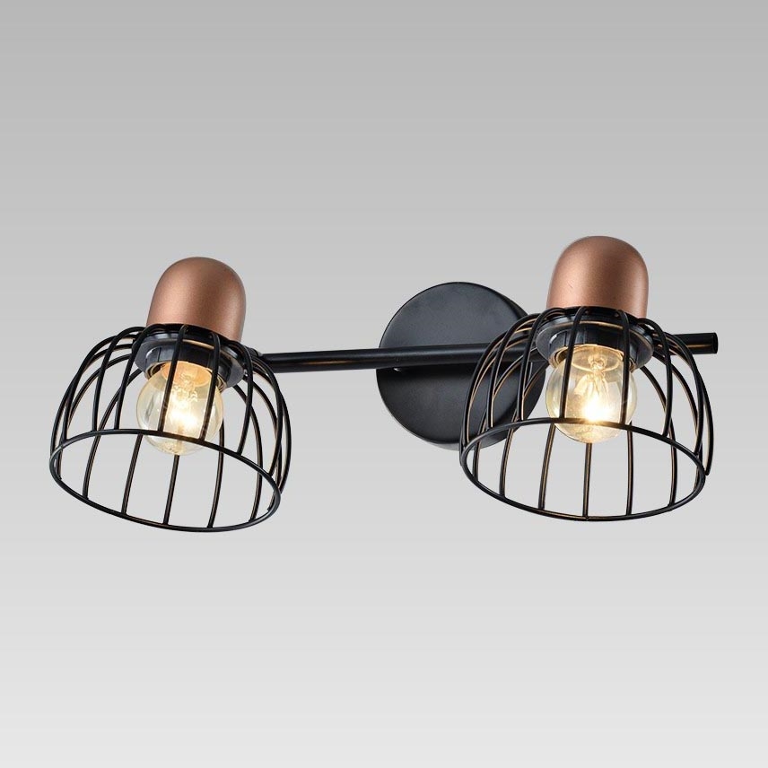 Prezent 75463 - Väggbelysning BASKET 2xE27/60W/230V