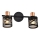 Prezent 75468 - Väggspotlight ANTARES 2xE14/40W/230V svart/koppar