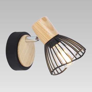 Prezent 75555 - Vägglampa PONY 1xE14/25W/230V ask