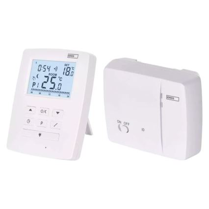 Programmerbar termostat 230V+2xAA