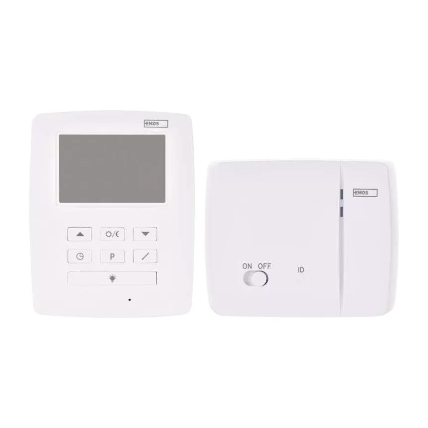 Programmerbar termostat 230V+2xAA
