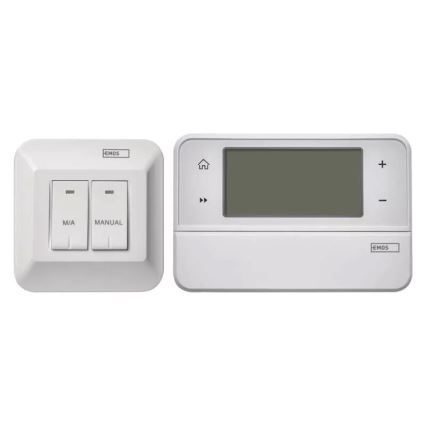 Programmerbar termostat 230V + 2xAA