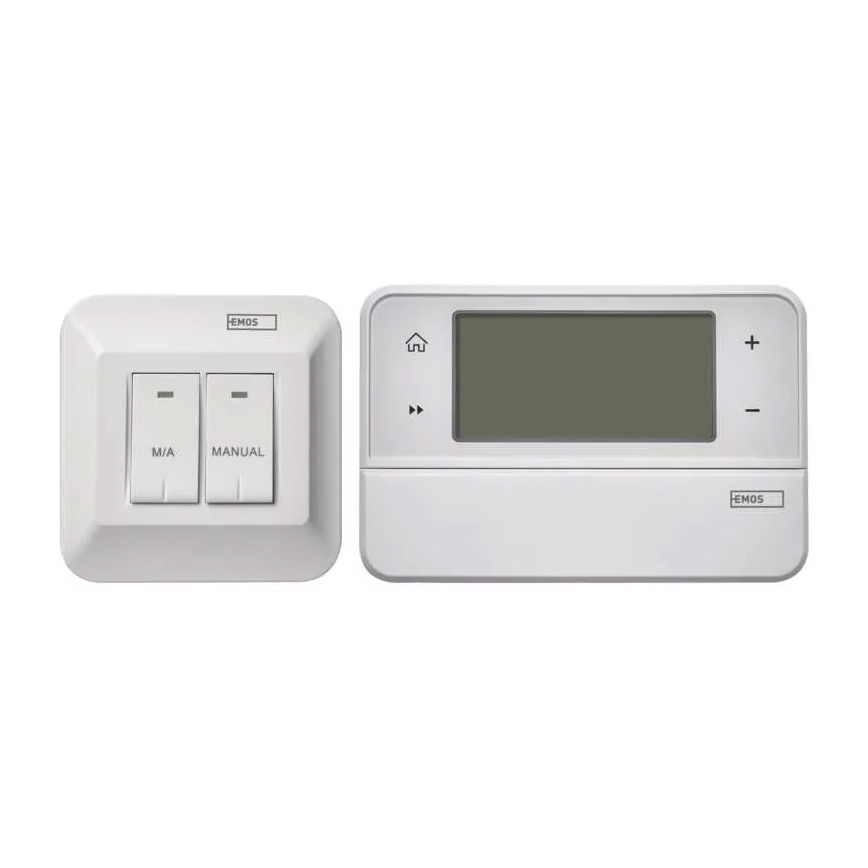 Programmerbar termostat 230V + 2xAA