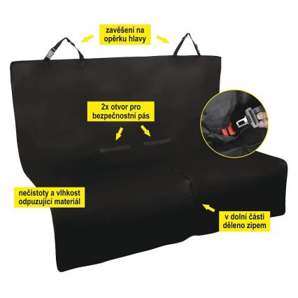 Protective car blanket för a hund 140x140 cm