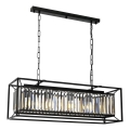 PUNE hängande lampa 4xE27/40W/230V svart