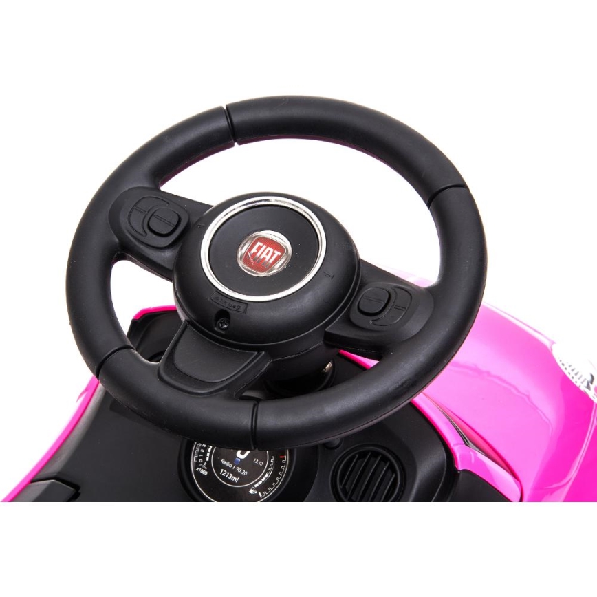 Push bil Fiat 500 rosa