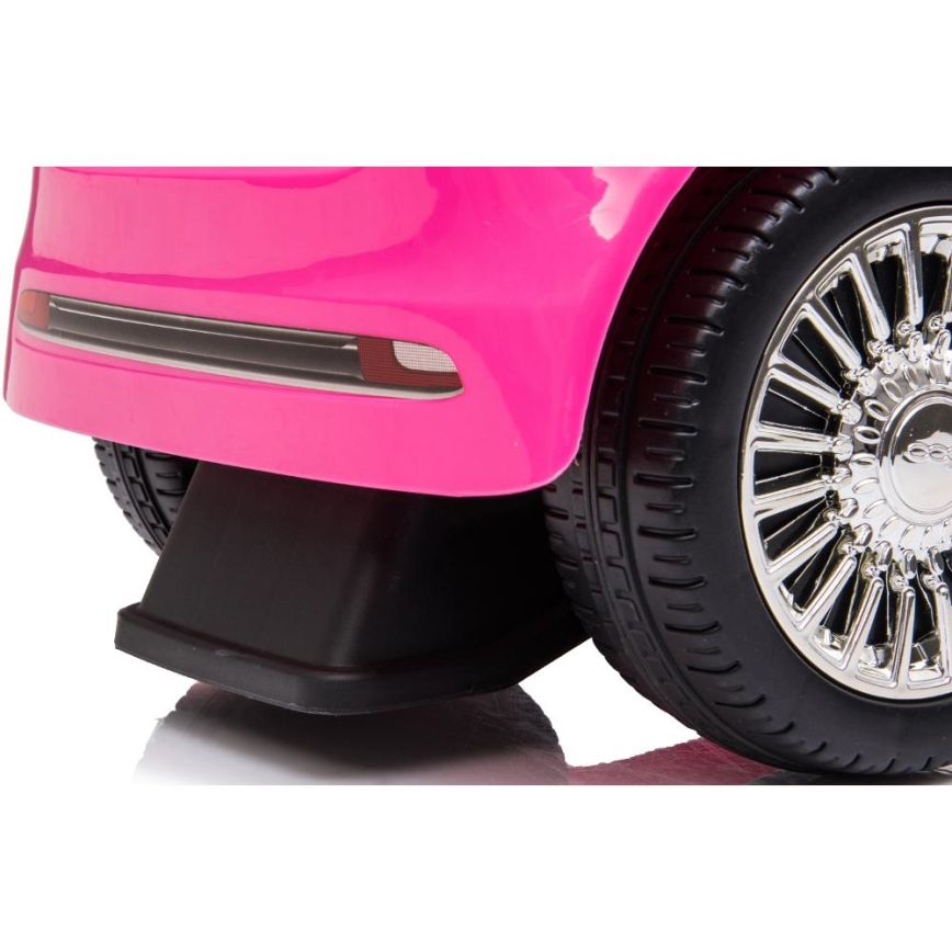 Push bil Fiat 500 rosa
