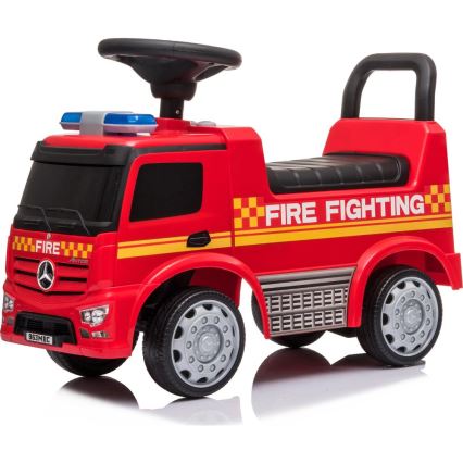 Push bil Mercedes Brandbil röd
