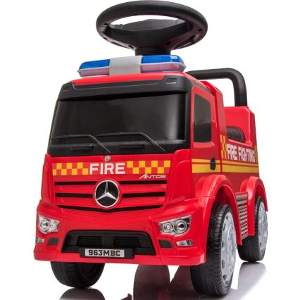 Push bil Mercedes Brandbil röd
