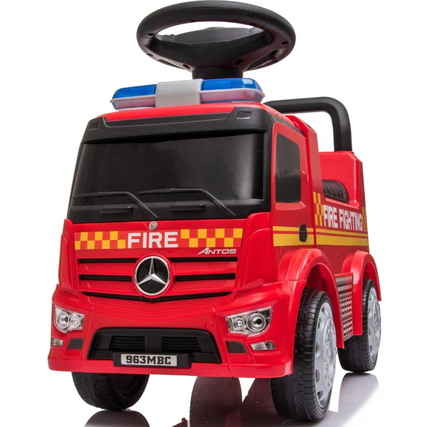 Push bil Mercedes Brandbil röd
