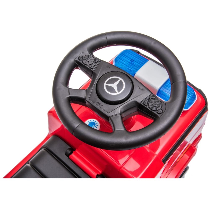 Push bil Mercedes Brandbil röd