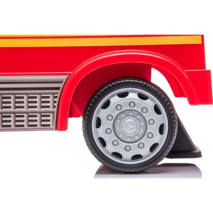Push bil Mercedes Brandbil röd