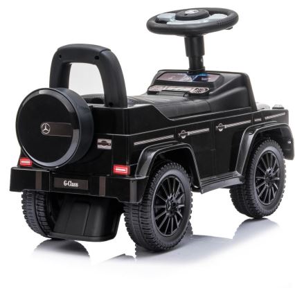 Push bil Mercedes G350d 2xAA svart