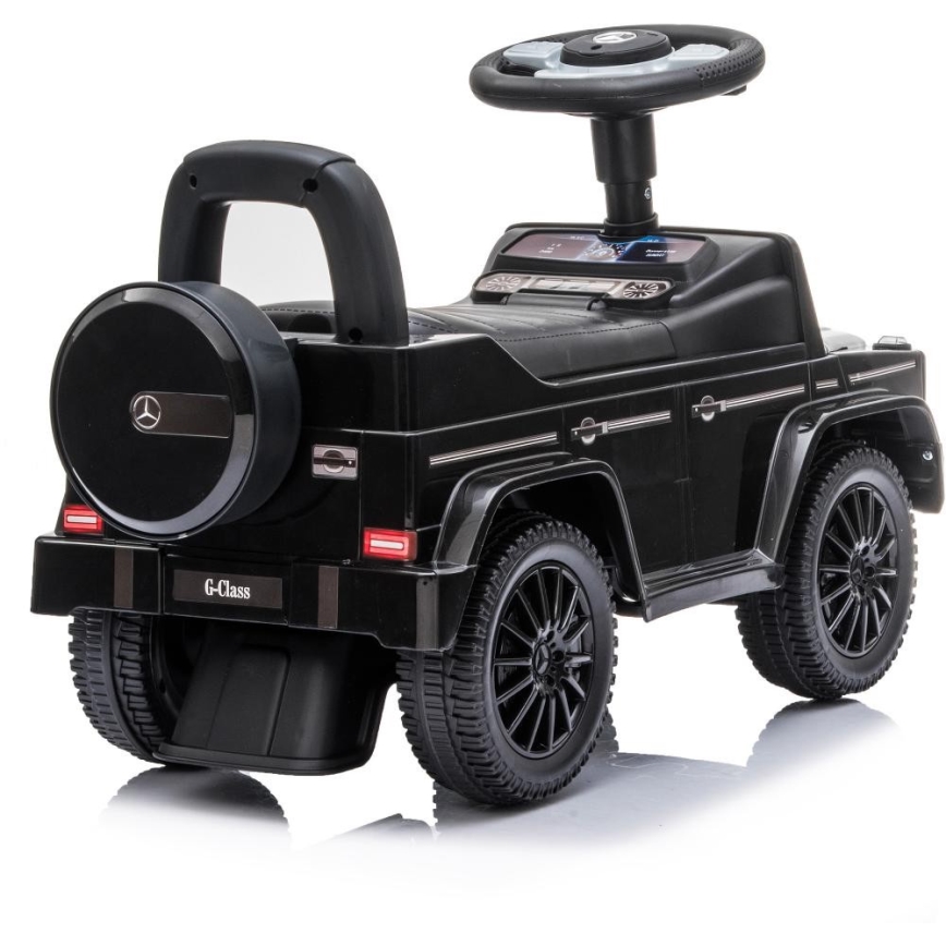 Push bil Mercedes G350d 2xAA svart