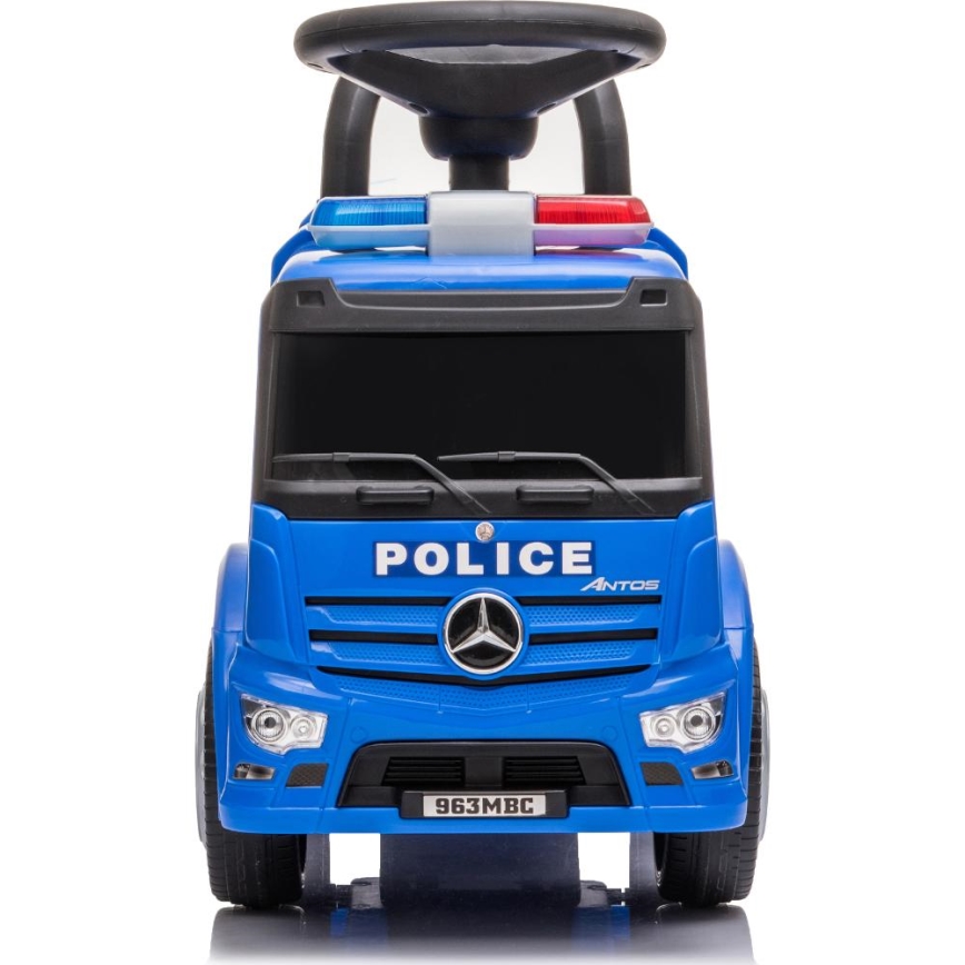 Push bil Mercedes Polisbil blå
