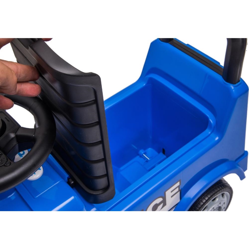 Push bil Mercedes Polisbil blå