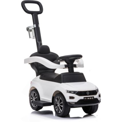 Push bil Volkswagen 3i1 2xAA vit/svart