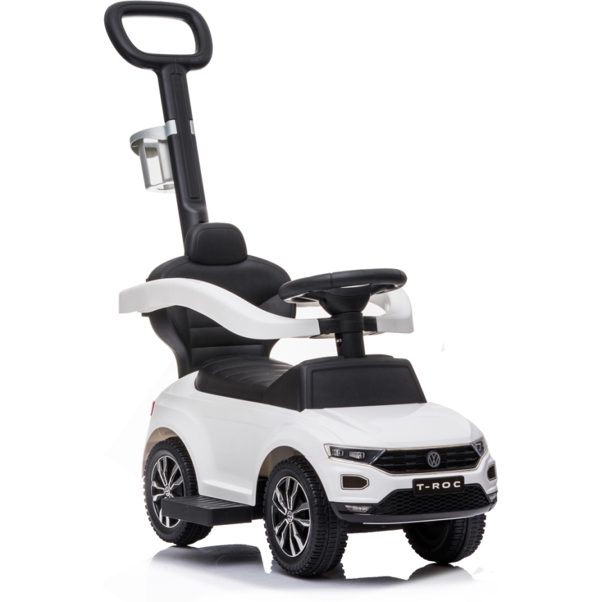 Push bil Volkswagen 3i1 2xAA vit/svart