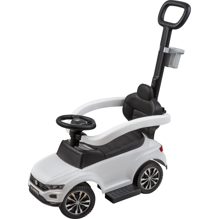 Push bil Volkswagen 3i1 2xAA vit/svart