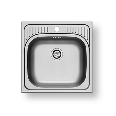 Pyramis 105061001 - Köksvask ET34 48x48 cm satin