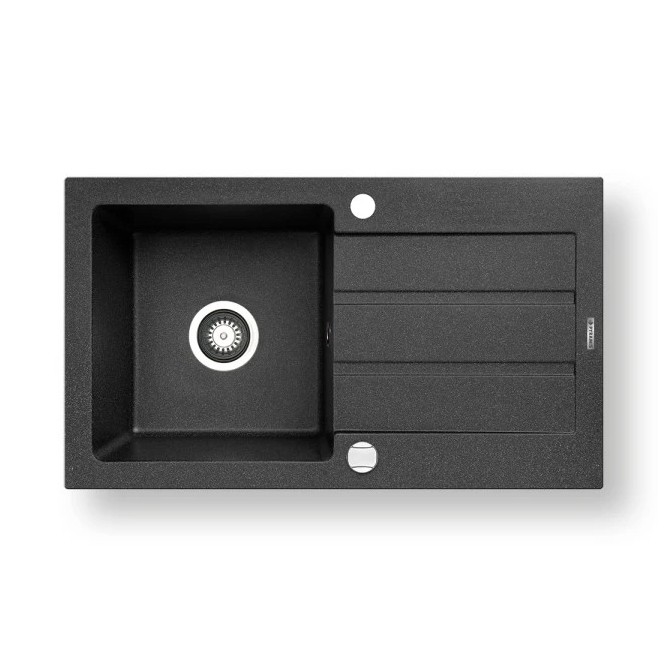 Pyramis 70006801 - Diskho för kök NEXT 76x44 cm granit/svart