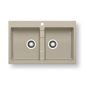 Pyramis 70053101 - Diskho för kök SPARTA 78x50 cm granit/beige